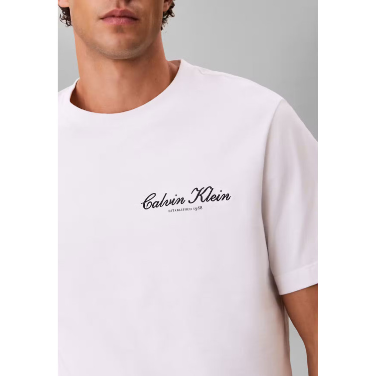 t-shirt homme  calvin klein m 20s march graphic seasonal f