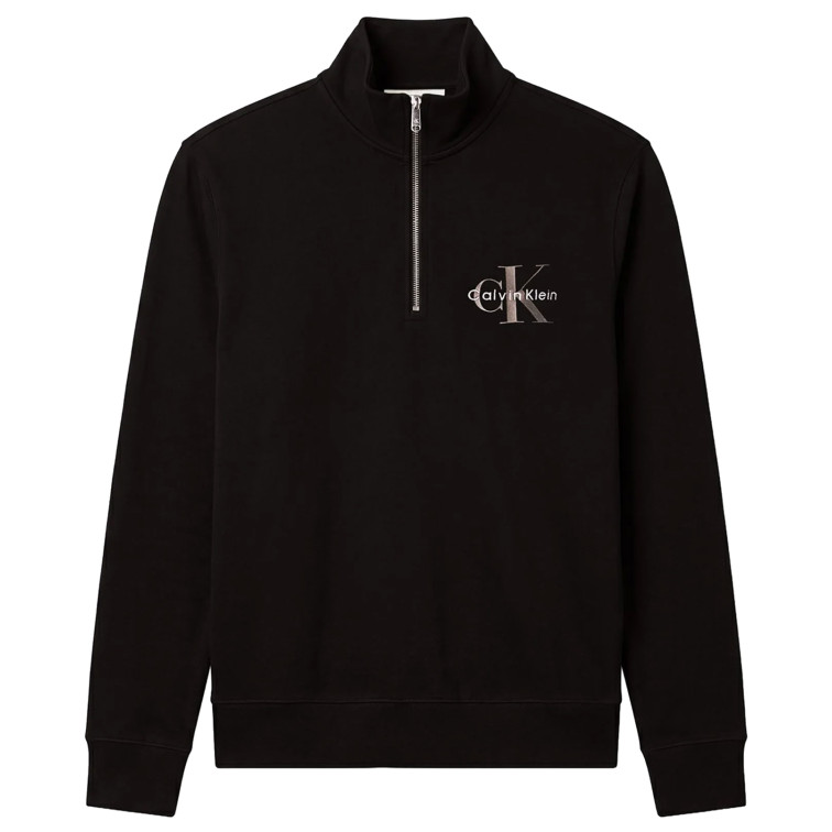sweat-shirt homme  calvin klein m cl ls 350terry mcro mnlg qtr