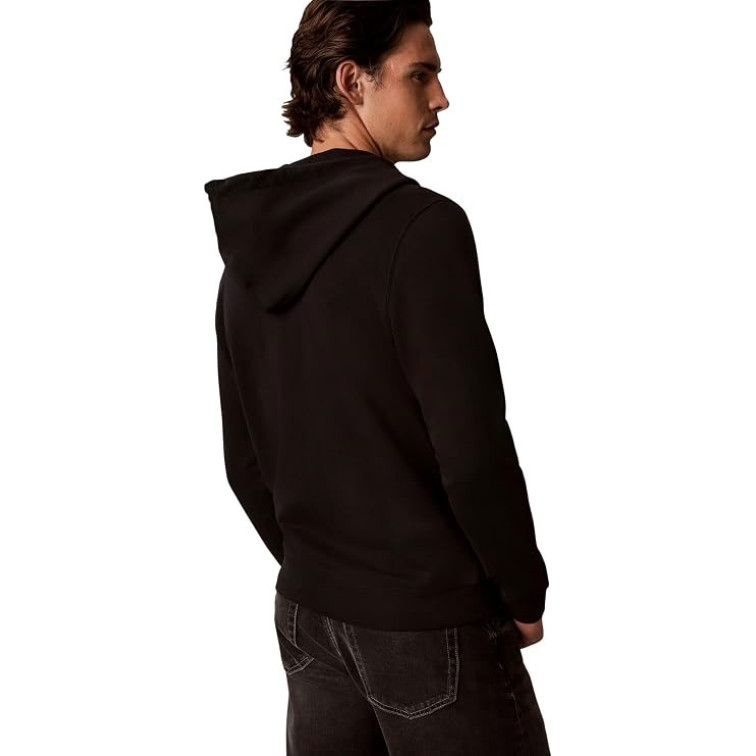 sweat-shirt homme  calvin klein m ls eu 350terry mnogrm fz hoo