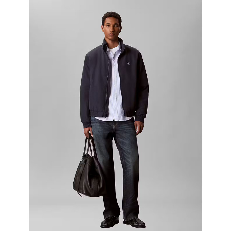 cazadora homme  calvin klein m ls padded nylon harrington j