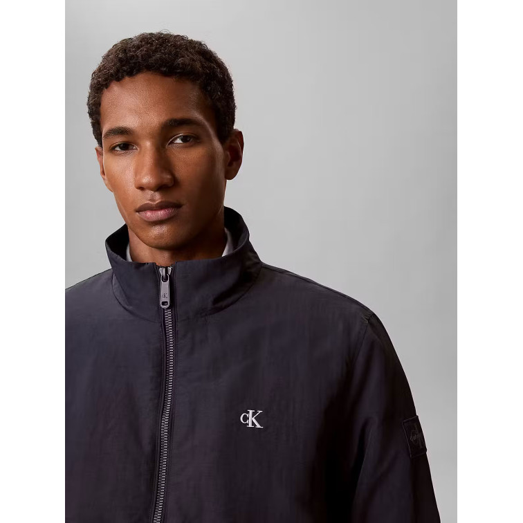 cazadora homme  calvin klein m ls padded nylon harrington j
