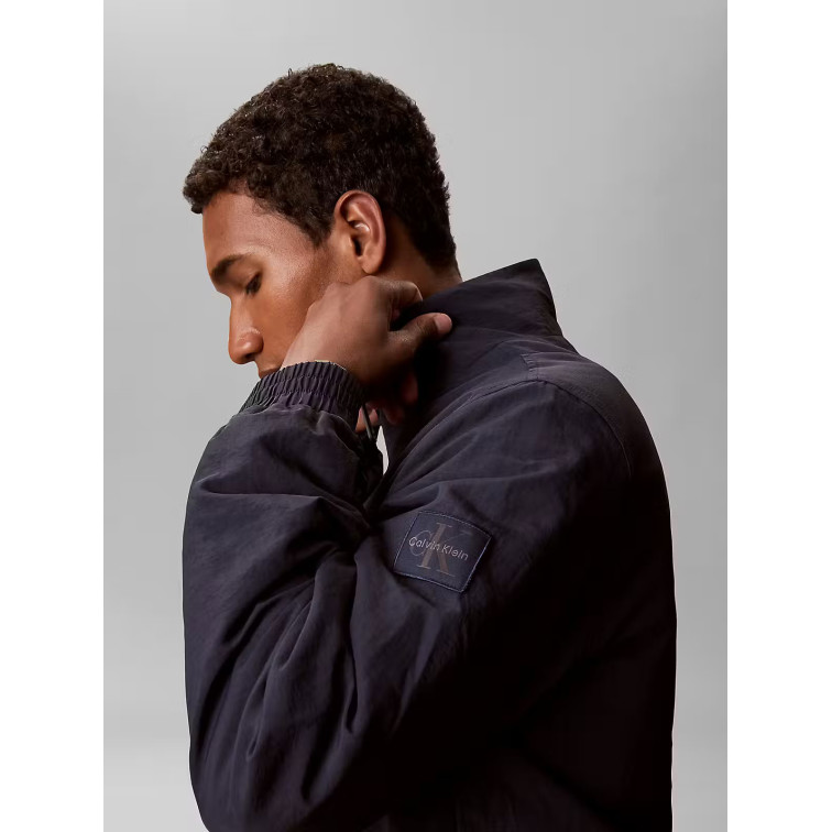 cazadora homme  calvin klein m ls padded nylon harrington j