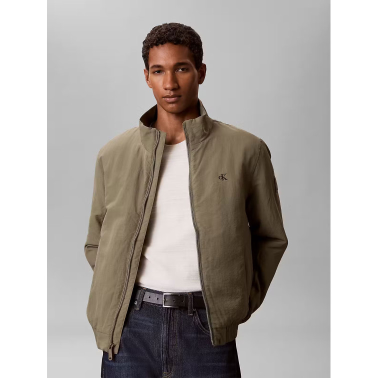 cazadora homme  calvin klein m ls padded nylon harrington j
