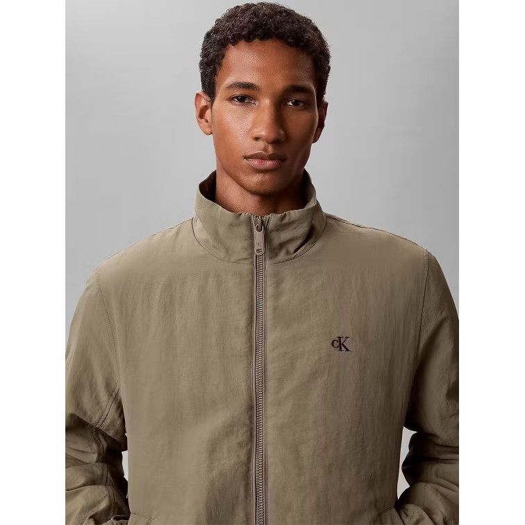 cazadora homme  calvin klein m ls padded nylon harrington j