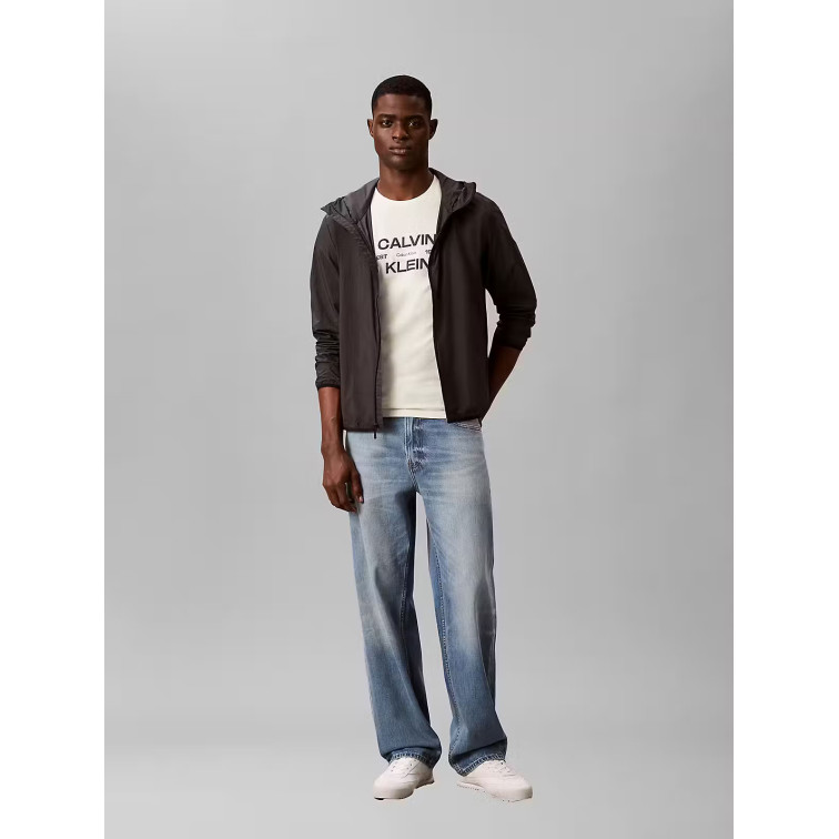 t-shirt homme  calvin klein m ss 30s eu calvinklein stack