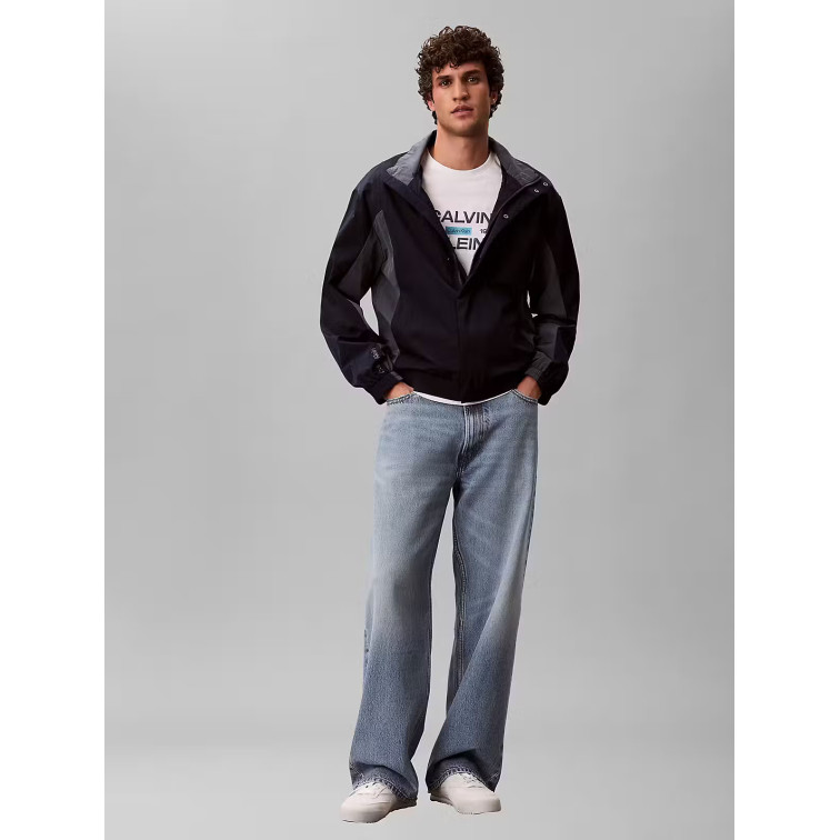 t-shirt homme  calvin klein m ss 30s eu calvinklein stack