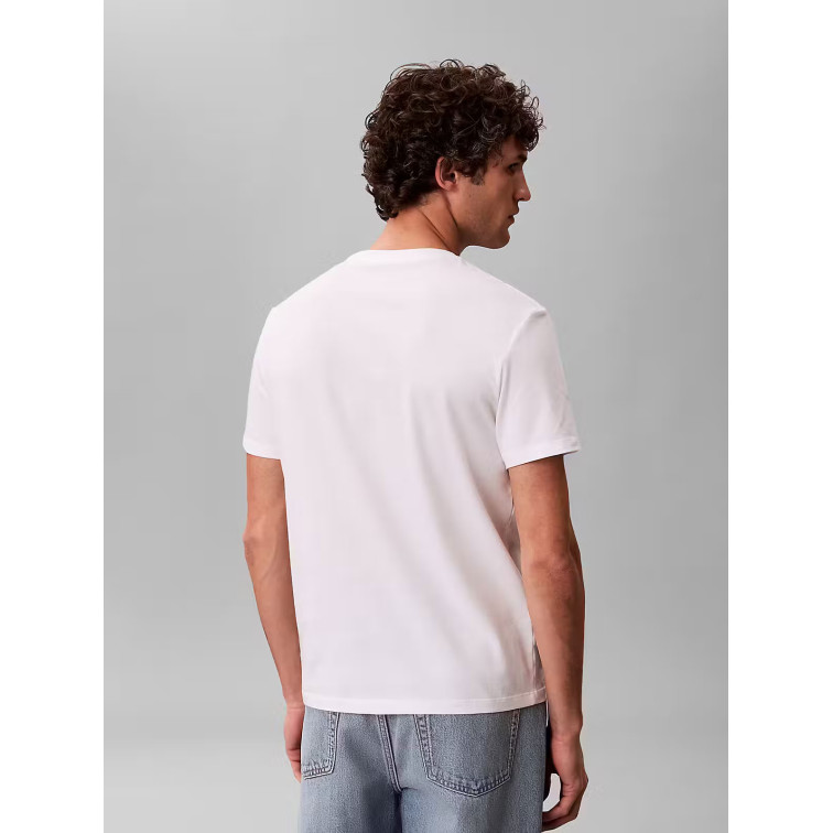 t-shirt homme  calvin klein m ss 30s eu calvinklein stack