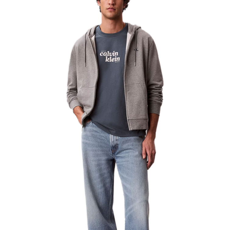 t-shirt homme  calvin klein m ss 20s calvinklein trvl font