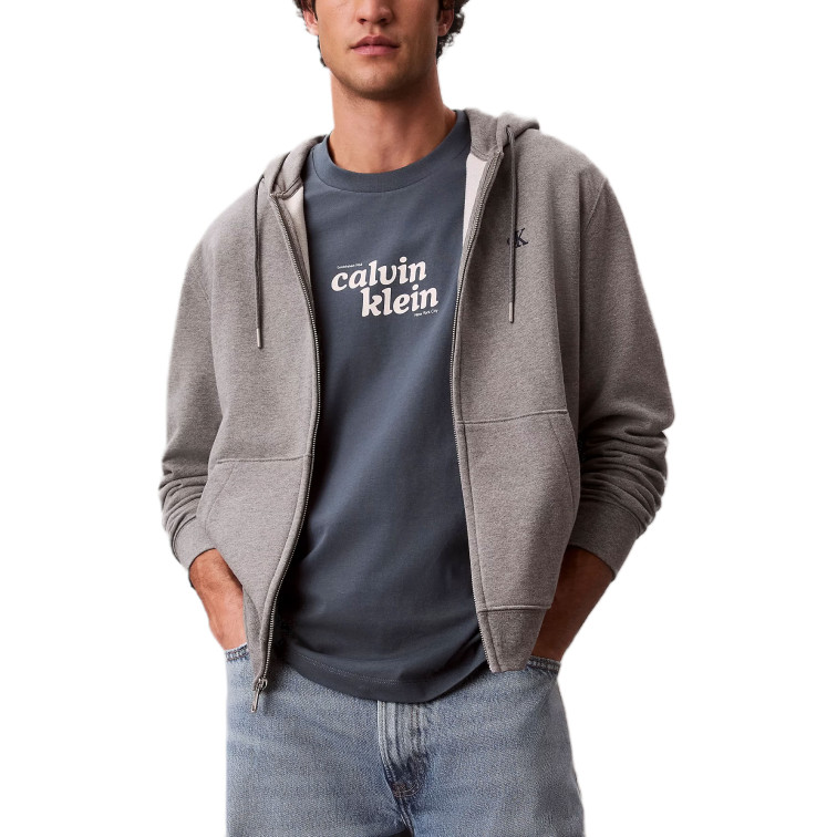 t-shirt homme  calvin klein m ss 20s calvinklein trvl font