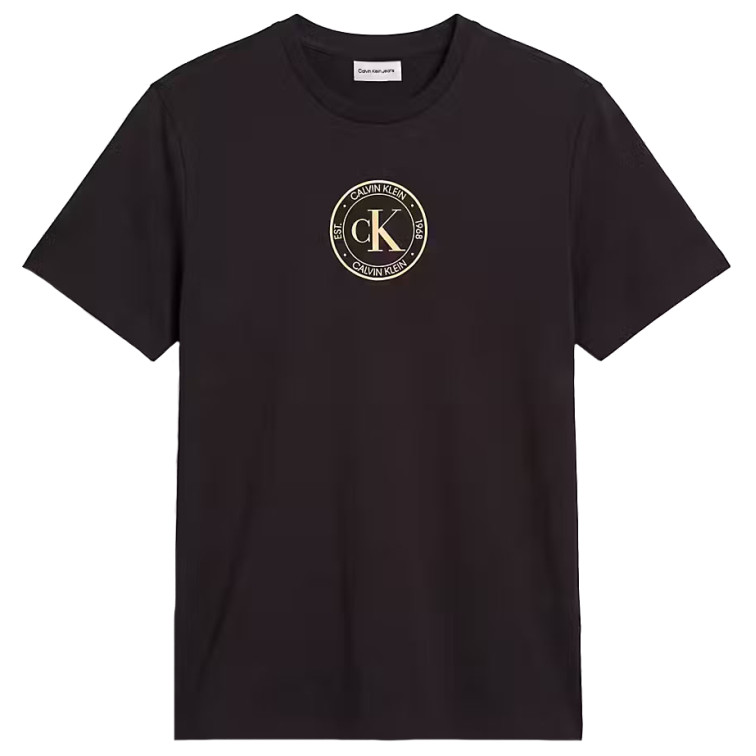 t-shirt homme  calvin klein ss 30s eu crest graphic tee