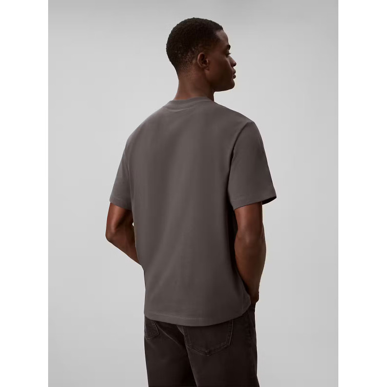 t-shirt homme  calvin klein ss 20s ez distressd mnlgo grap