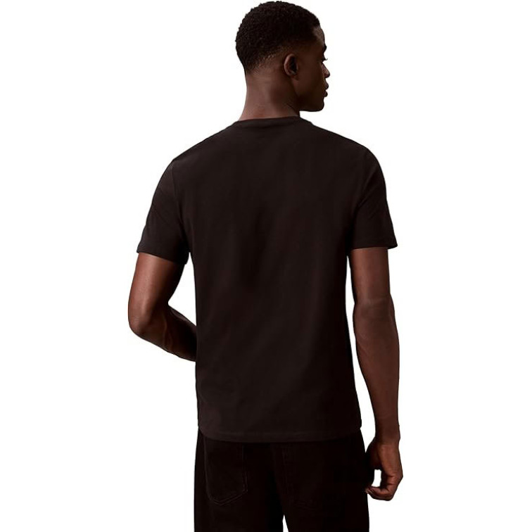 t-shirt homme  calvin klein m ss 30s whsl ckj 2tone ck gra