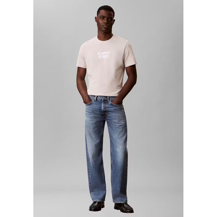 t-shirt homme  calvin klein m 30s eu wholesale jeans graph