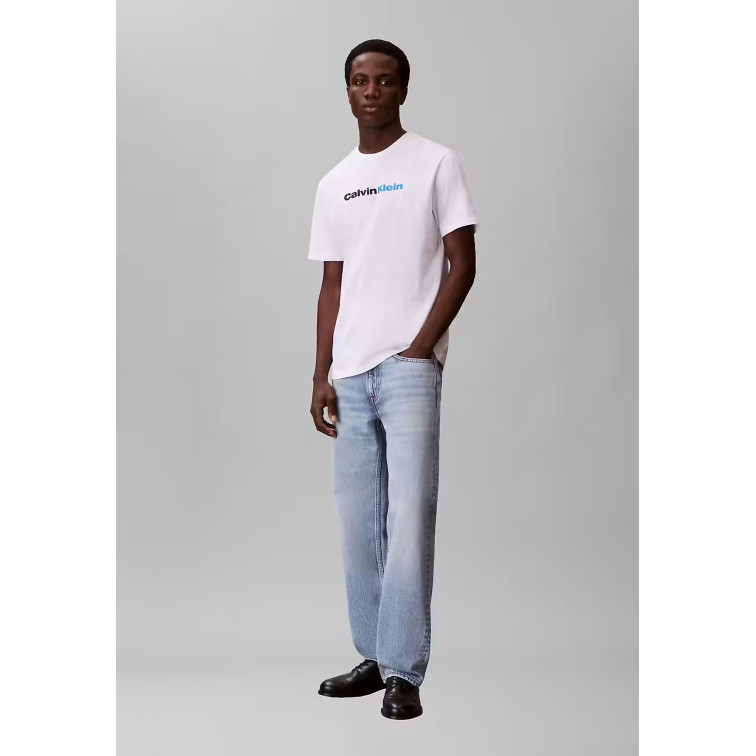 t-shirt homme  calvin klein m 30s eu wholesale jeans graph