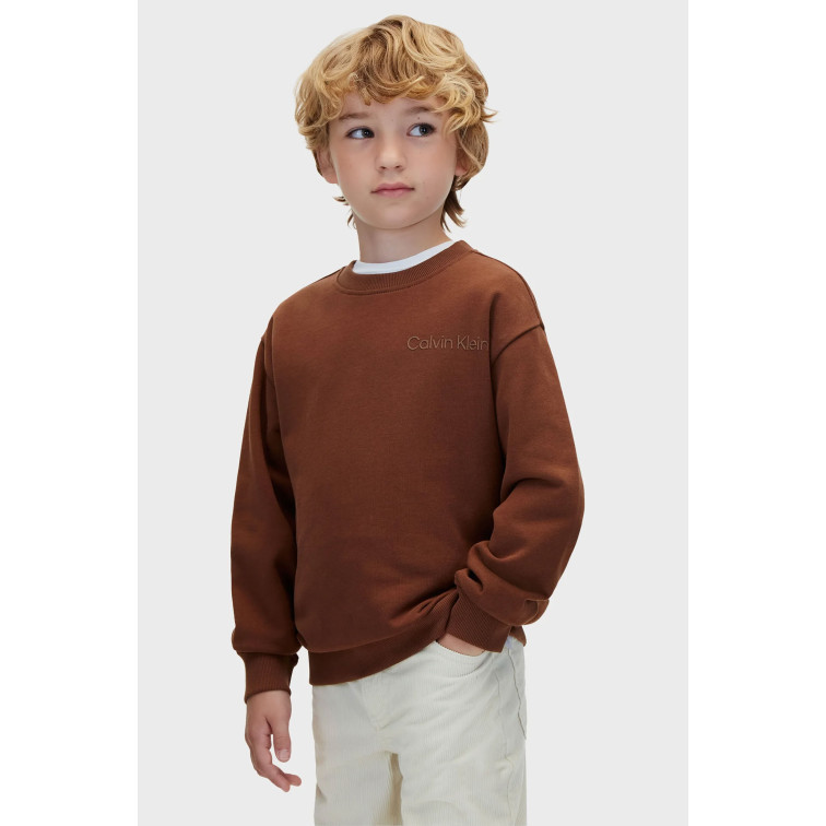 sweat-shirt garçon  calvin klein b back print cn sweatshirt