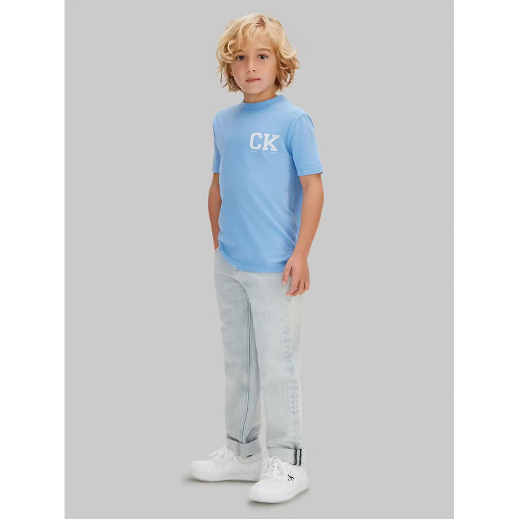 t-shirt garçon  calvin klein b ck chest logo ss t-shirt