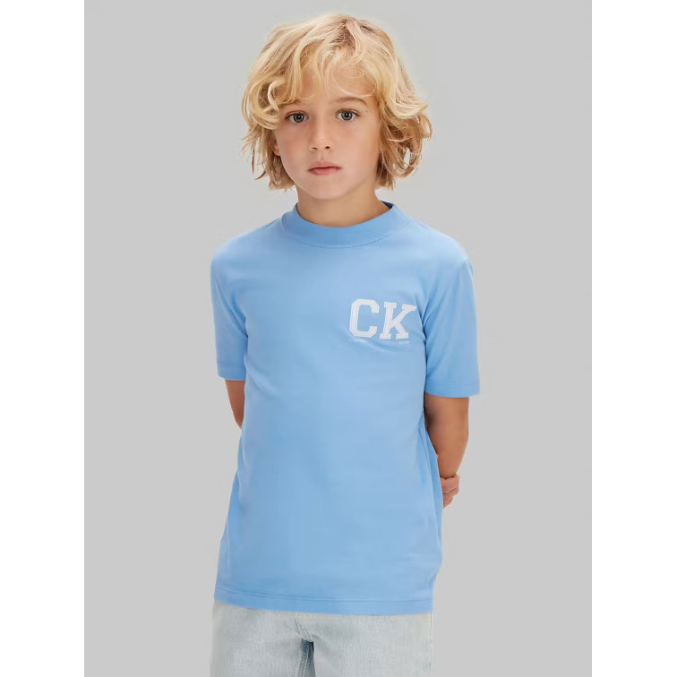 t-shirt garçon  calvin klein b ck chest logo ss t-shirt