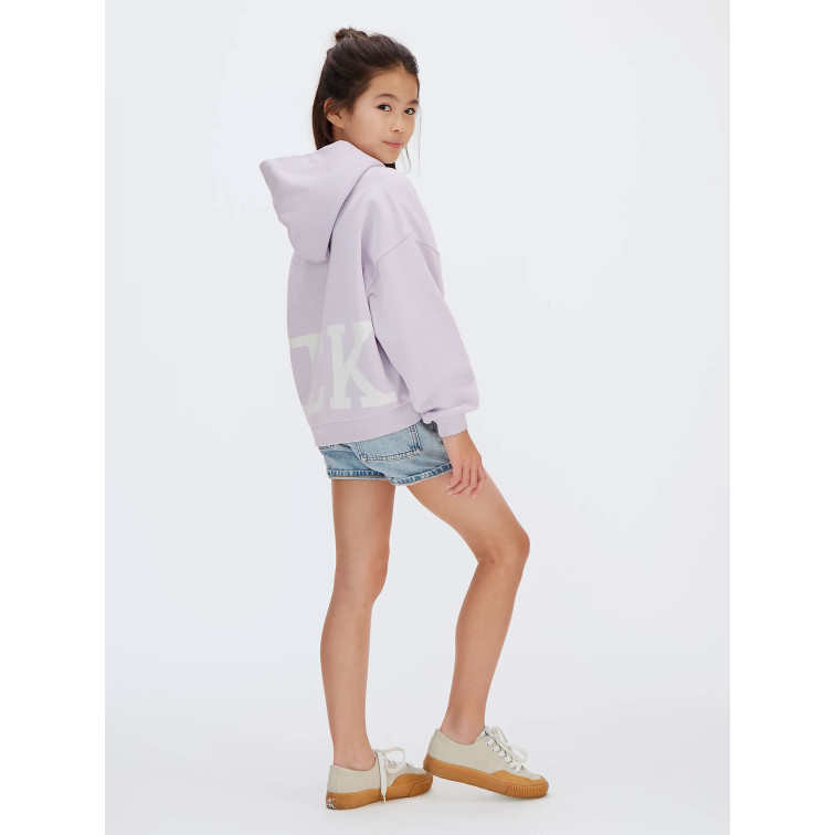 sweat-shirt fille  calvin klein g ck hooded sweatshirt