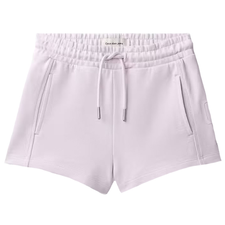 le short fille  calvin klein g ck french terry short