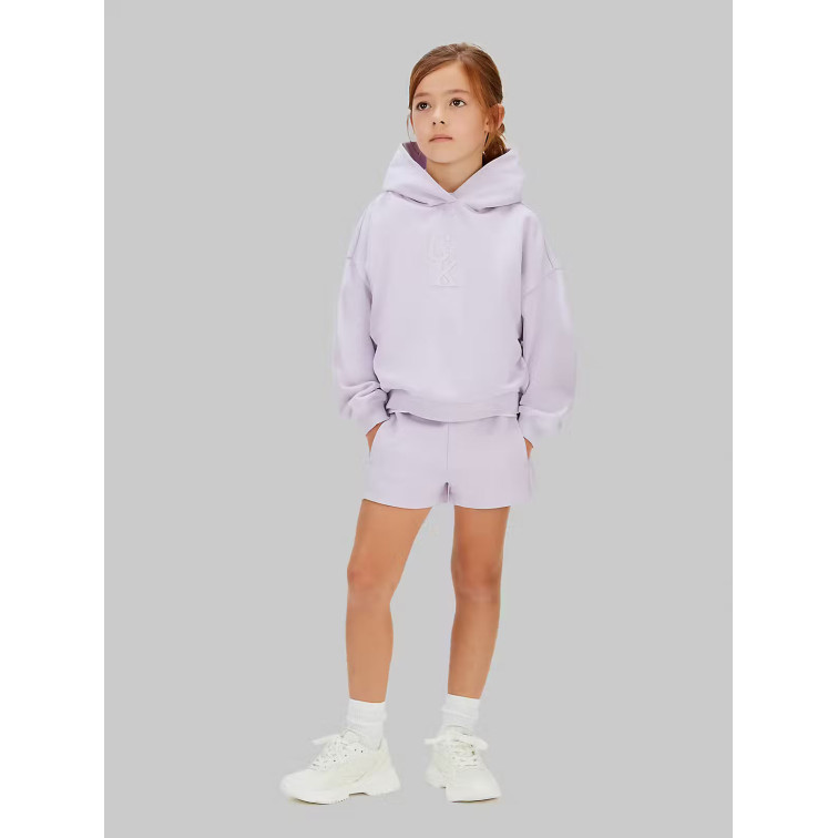 le short fille  calvin klein g ck french terry short