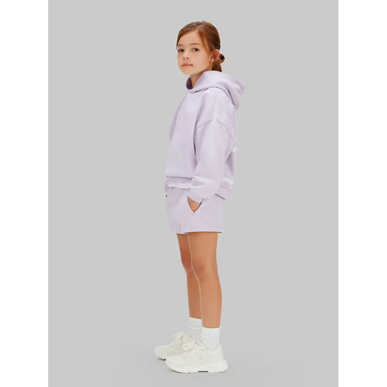 le short fille  calvin klein g ck french terry short