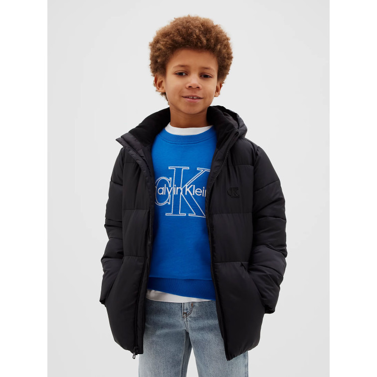 cazadora garçon  calvin klein b ck essential puffer jacket
