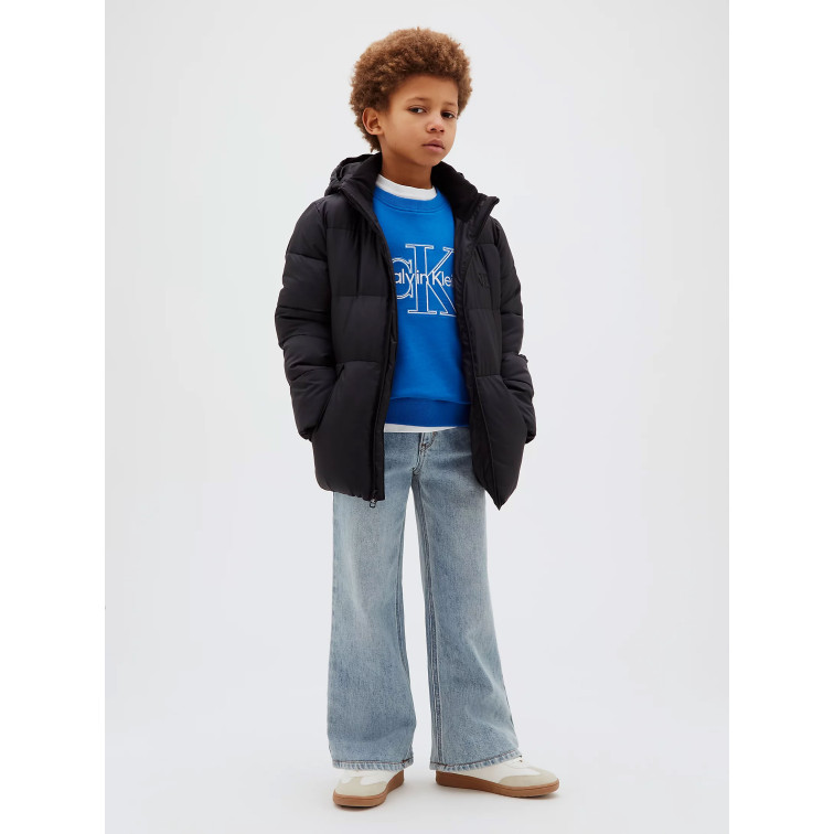 cazadora garçon  calvin klein b ck essential puffer jacket