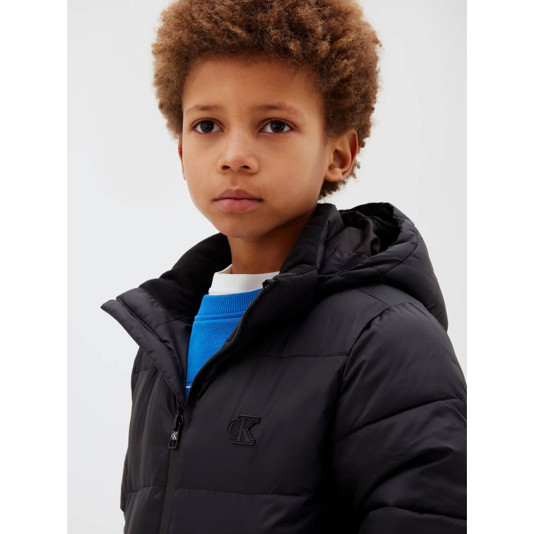cazadora garçon  calvin klein b ck essential puffer jacket