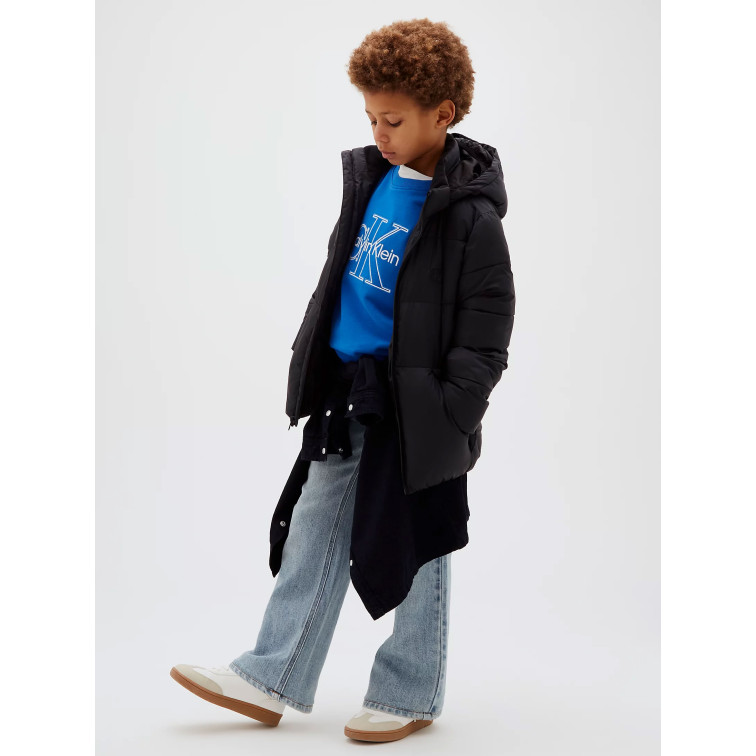 cazadora garçon  calvin klein b ck essential puffer jacket