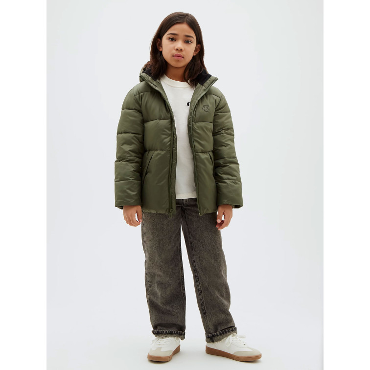 cazadora garçon  calvin klein b ck essential puffer jacket