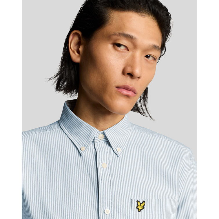 chemise homme  lyle & scott stripe oxford shirt