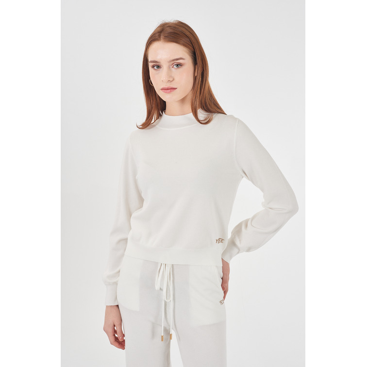 sweat-shirt femme  yes zee maglia donna lupetto, m/l