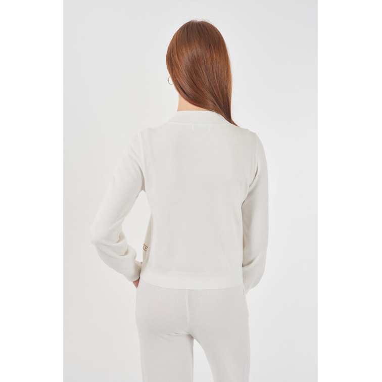 sweat-shirt femme  yes zee maglia donna lupetto, m/l
