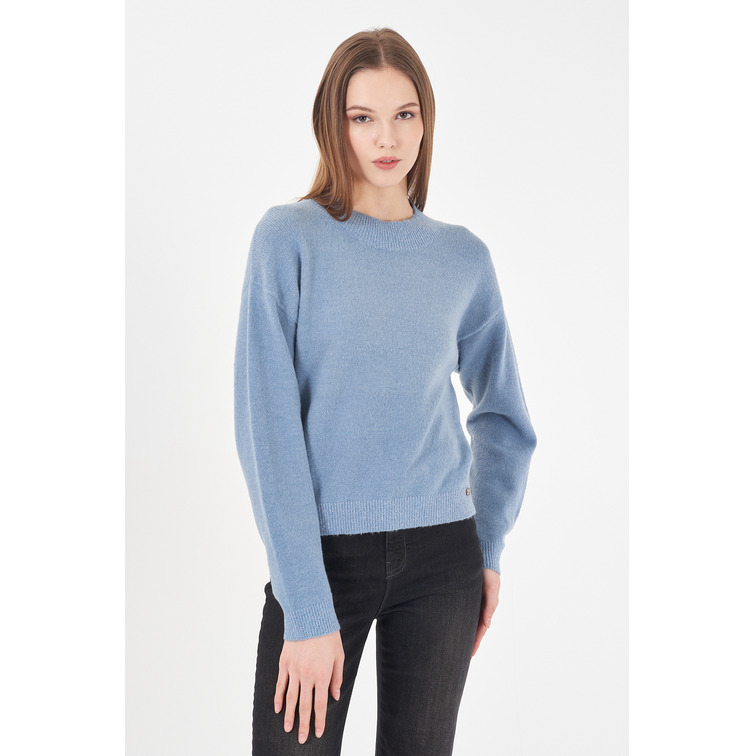 sweat-shirt femme  yes zee maglia donna lupetto cropped
