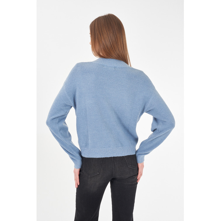 sweat-shirt femme  yes zee maglia donna lupetto cropped