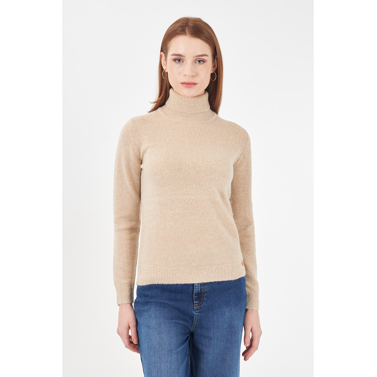 sweat-shirt femme  yes zee maglia donna dolcevita