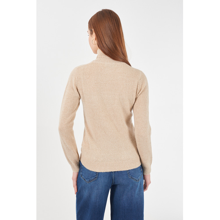 sweat-shirt femme  yes zee maglia donna dolcevita