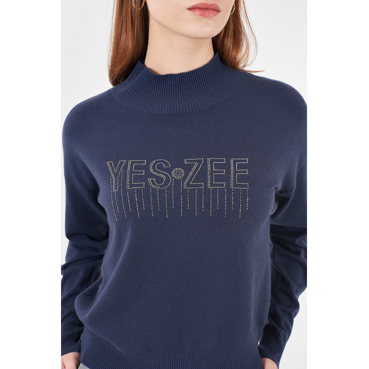 sweat-shirt femme  yes zee maglia donna lupetto, morbida