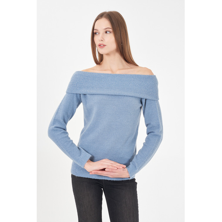 sweat-shirt femme  yes zee maglia donna collo ad anello