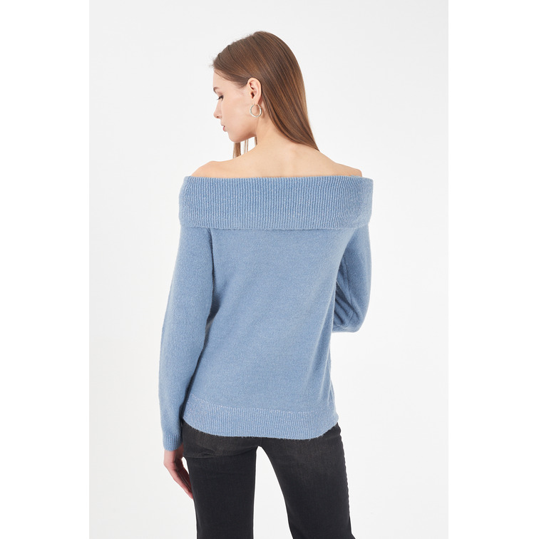 sweat-shirt femme  yes zee maglia donna collo ad anello