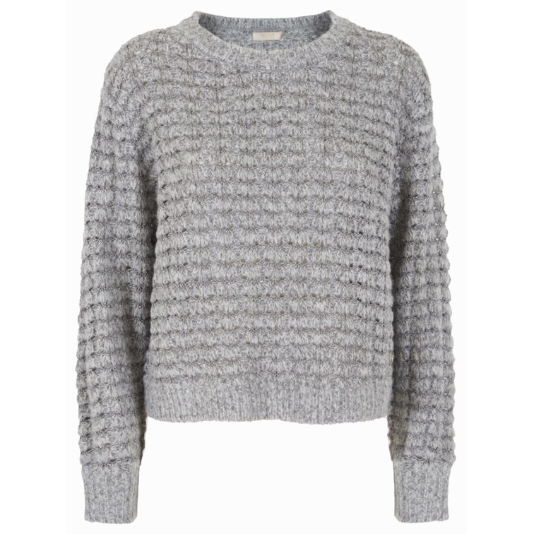 sweat-shirt femme  yes zee maglia donna girocollo, relaxe
