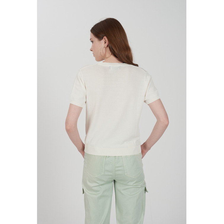 maillot femme  yes zee maglia donna girocollo, m/c
