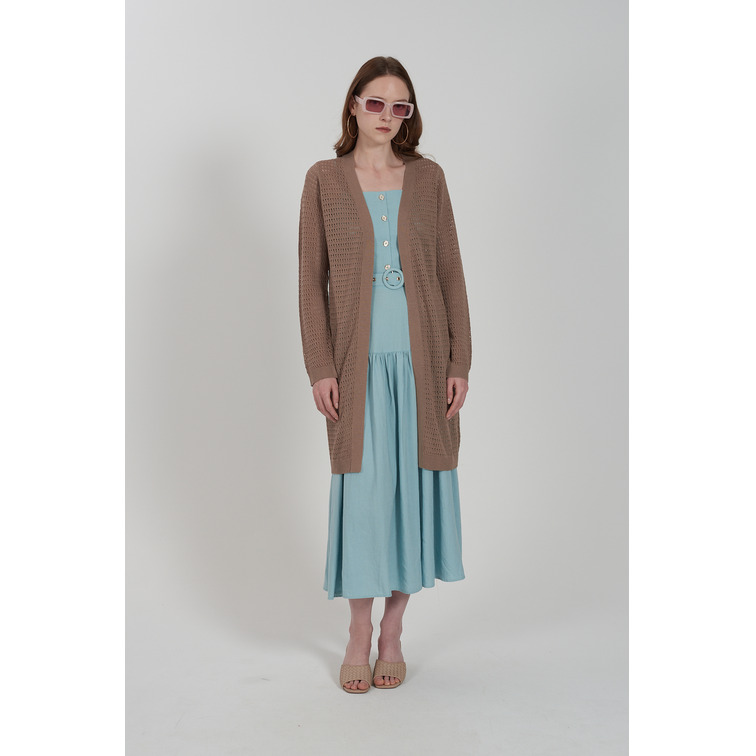 maillot femme  yes zee maglia donna cardigan, lungo