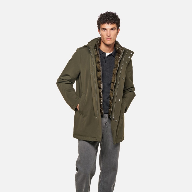 cazadora homme  geox m zackerty