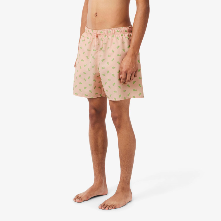 slip de bain homme  lacoste shorts de bain mi-longs homme