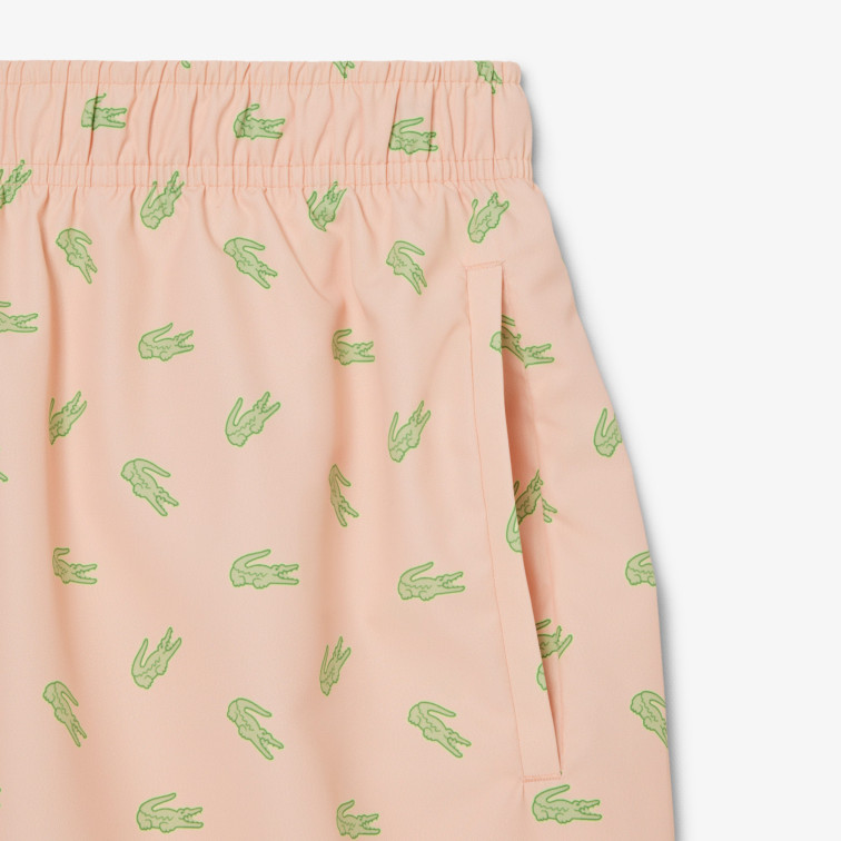 slip de bain homme  lacoste shorts de bain mi-longs homme