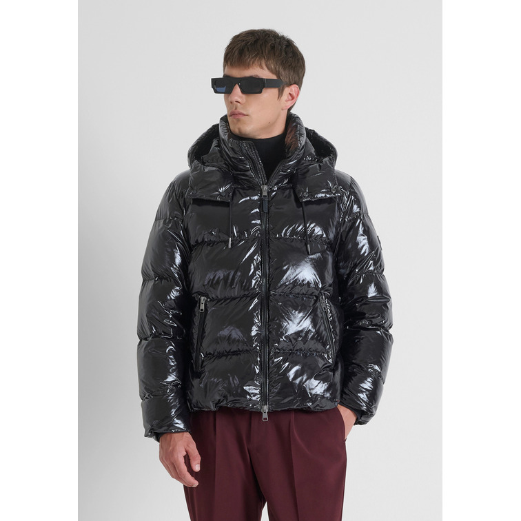 cazadora homme  antony morato coat relaxed fit in shining ny