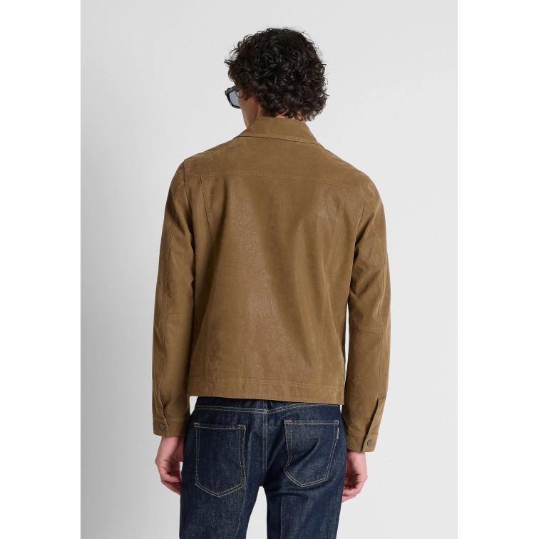 cazadora homme  antony morato coat joy slim fit in  faux let