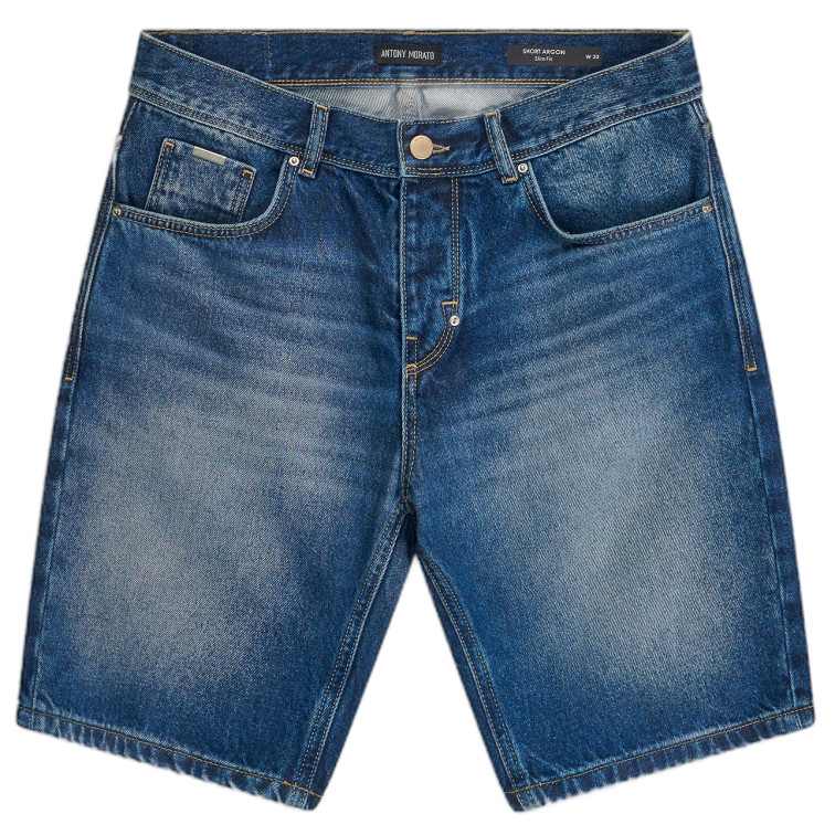 le short homme  antony morato denim short argon slim fit in