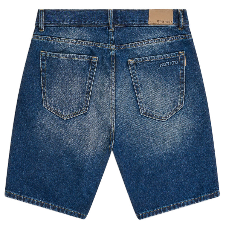 le short homme  antony morato denim short argon slim fit in